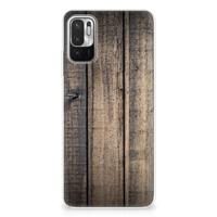 Xiaomi Redmi Note 10/10T 5G | Poco M3 Pro | Bumper Hoesje | Steigerhout
