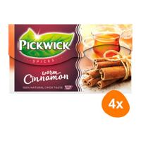 Pickwick - Spices Warm Cinnamon zwarte thee - 4x 20 zakjes