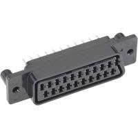 TRU COMPONENTS 1578891 SCART-connector Bus, inbouw verticaal Zwart 1 stuk(s)