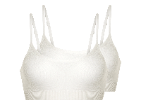 esmara 2 Dames bustiers (Wit, L (44/46))