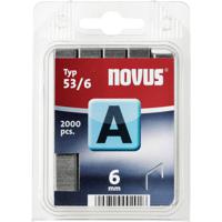 Novus Office 106441900 Nieten met fijn draad Type 53 2000 stuk(s) Afm. (l x b) 6 mm x 11.3 mm