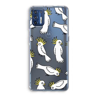 Papegaai: Motorola Moto G9 Plus Transparant Hoesje