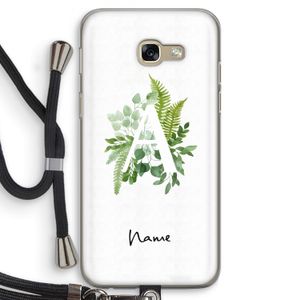 Green Brush: Samsung Galaxy A5 (2017) Transparant Hoesje met koord
