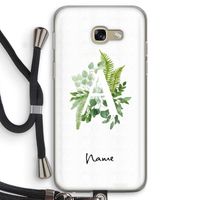 Green Brush: Samsung Galaxy A5 (2017) Transparant Hoesje met koord