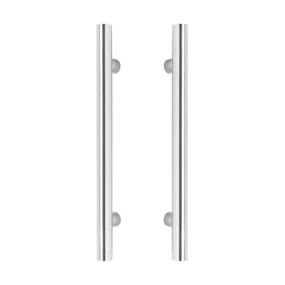 Intersteel Deurgrepen set T-vorm 300x80mm geborsteld RVS