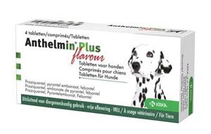 Krka anthelmin plus ontwormingstabletten (4 TBL)