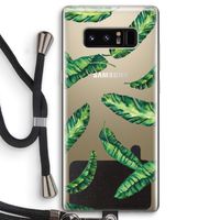 Lange bladeren: Samsung Galaxy Note 8 Transparant Hoesje met koord Lange bladeren: Samsung Galaxy Note 8 Transparant Hoesje met koord