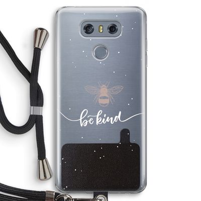 Be(e) kind: LG G6 Transparant Hoesje met koord
