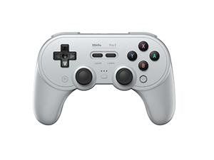 8Bitdo Pro2 Grijs Bluetooth/USB Gamepad Analoog/digitaal Nintendo Switch, Nintendo Switch Lite, PC