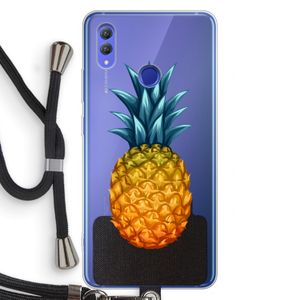 Grote ananas: Honor Note 10 Transparant Hoesje met koord