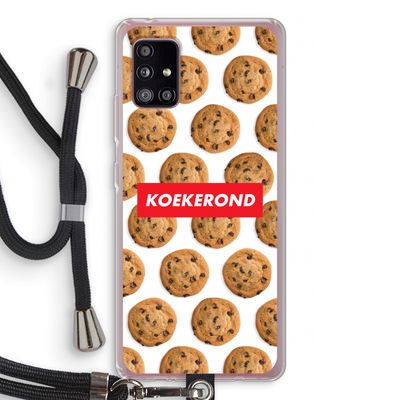 Koekerond: Samsung Galaxy A51 5G Transparant Hoesje met koord