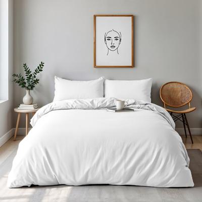 Dekbedovertrek Percale Katoen - Tweepersoons (200x200 cm) - Blauw/ Groen/ Taupe/ Roze/ Antraciet Percale katoen - Dessin: Effen - Dreamhouse -