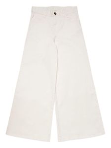 Marni Kids jean ample à boutonnière - Blanc