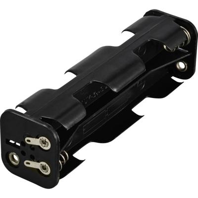 TRU COMPONENTS TC-13220552 Batterijhouder Aantal cellen: 8 AA (penlite) Soldeeraansluiting (l x b x h) 108 x 32 x 29 mm