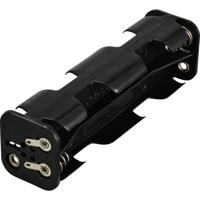 TRU COMPONENTS TC-13220552 Batterijhouder Aantal cellen: 8 AA (penlite) Soldeeraansluiting (l x b x h) 108 x 32 x 29 mm