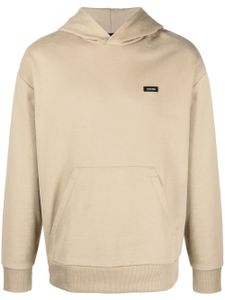 Calvin Klein hoodie à patch logo - Tons neutres