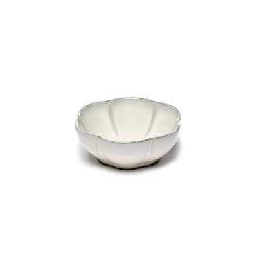 SERAX - Inku - Kom geribbeld M 11cm Wit