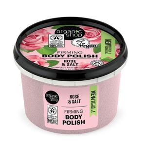 Organic shop organic shop firming body polish rose and salt 250 ml