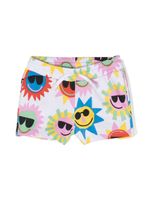 Stella McCartney Kids short à imprimé graphique - Blanc