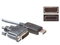 ACT AK3997 video kabel adapter 3 m DisplayPort DVI-D Zwart - thumbnail