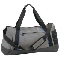 Sporttas/weekendtas Oslo - 45 liter - grijs/zwart/blauw - 52 x 31 x 29 cm - Reistas Sporttas/weekendtas Oslo - 45 liter - grijs/zwart/blauw - 52 x 31 x 29 cm - Reistas
