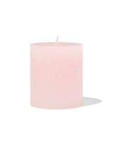 HEMA Rustieke Kaars Ø7x8cm Lichtroze (lichtroze)