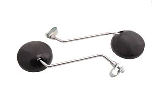 Diverse Spiegels 8 mm klem rond zwart