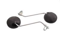 Diverse Spiegels 8 mm klem rond zwart