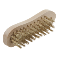 Wolfcraft Vioolborstel | Messing | 5 rijen | 205mm | 1 stuk - 2721000