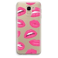 Bite my lip: Samsung Galaxy J6 (2018) Transparant Hoesje