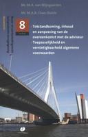 Totstandkoming, inhoud en aanpassing van de overeenkomst met de adviseur, toepasselijkheid en vernie