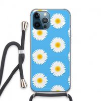 Margrietjes: iPhone 13 Pro Max Transparant Hoesje met koord