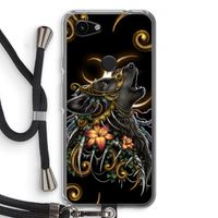 Huilende Wolf: Pixel 3a Transparant Hoesje met koord