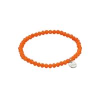 Biba Kralen Armband Oranje | 4 mm Biba Kralen Armband Oranje | 4 mm