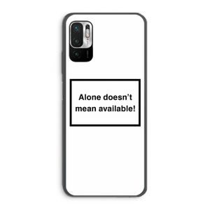 Alone: Xiaomi Redmi Note 10 5G Transparant Hoesje