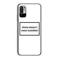 Alone: Xiaomi Redmi Note 10 5G Transparant Hoesje