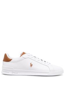 Polo Ralph Lauren baskets à logo brodé - Blanc