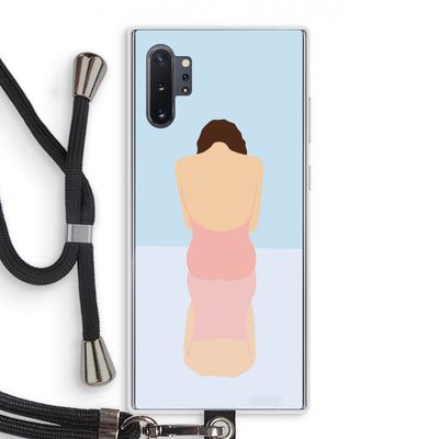 Mirror: Samsung Galaxy Note 10 Plus Transparant Hoesje met koord