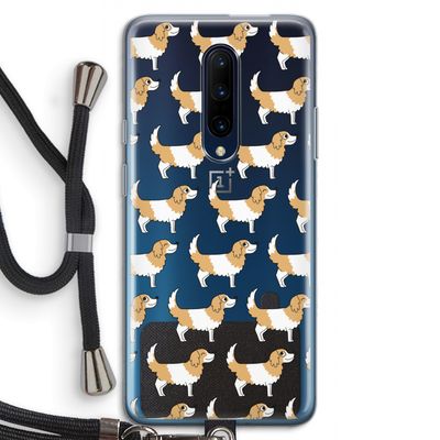 Doggy: OnePlus 7 Pro Transparant Hoesje met koord