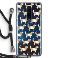 Doggy: OnePlus 7 Pro Transparant Hoesje met koord