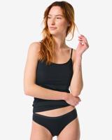 HEMA Damesslip Perfect Comfort Katoen Zwart (zwart)