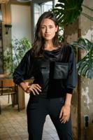Zip73 Sweater W25/222/01/005 Sweater 005 Black Velvet