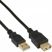 InLine 4043718125128 USB-kabel 5 m USB 2.0 USB A Zwart - thumbnail