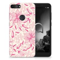 Alcatel 1S (2019) | TPU Case | Pink Flowers