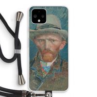 Van Gogh: Pixel 4 Transparant Hoesje met koord
