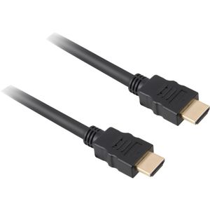 Sharkoon 7.5m, 2xHDMI HDMI kabel 7,5 m HDMI Type A (Standaard) Zwart