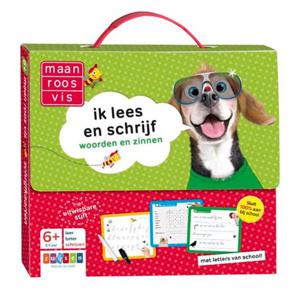 Maan Roos Vis ik lees en schrijf