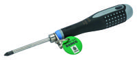 Bahco Schroevendraaier ERGO™ | met veiligheidsring | driecomponentengreep | Pozidriv | PZ1 x 75 mm - TAHBE-8810