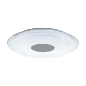 EGLO LANCIANO-Z plafondverlichting Chroom, Transparant, Wit LED F