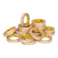 Pvc tape (nar) 32 micron 15 mm x 66 meter transparant | 20 stuks
